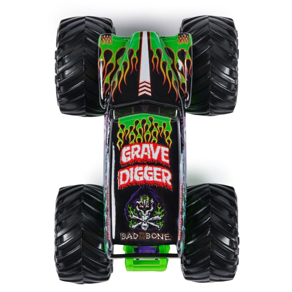 Set 2 masini, Monster Jam, Grave Digger Vs Grave Digger The Legend, 1:64, 20144309