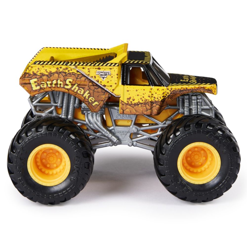 Set 2 masini, Monster Jam, Bad Company Vs Earth Shaker, 1:64, 20144308