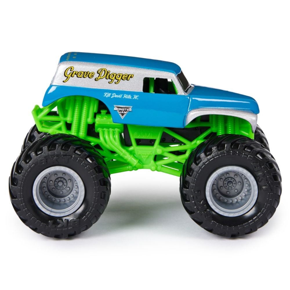 Set 2 masini, Monster Jam, Grave Digger Vs Grave Digger The Legend, 1:64, 20144309