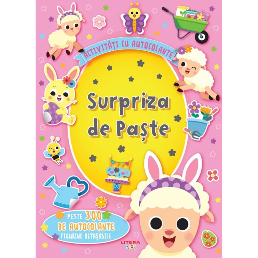 Activitati cu autocolante, Litera, Surpriza de Paste