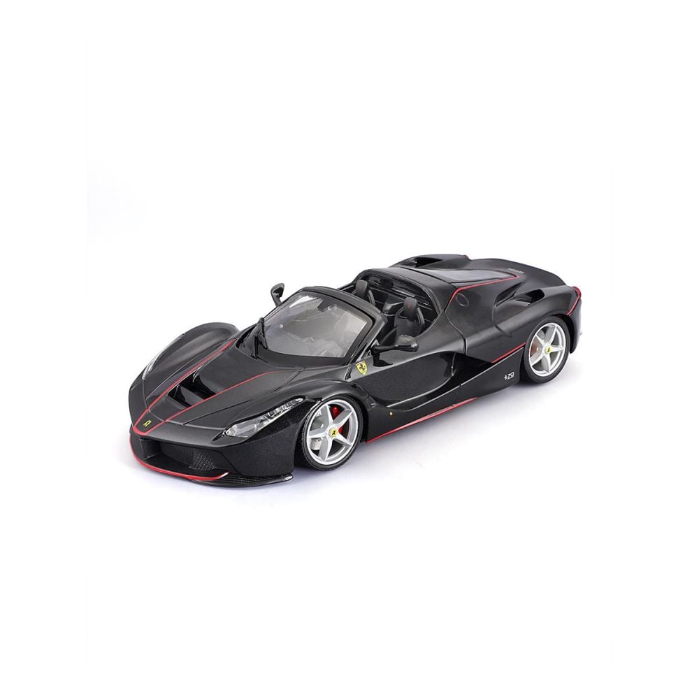 Set constructie masinuta metalica, Maisto, LaFerrari Aperta, 40 piese, 1:24, Negru