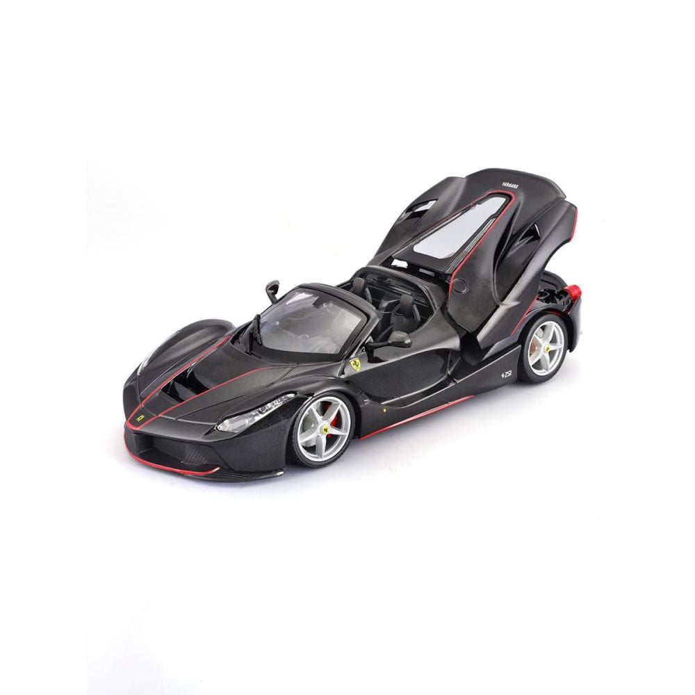 Set constructie masinuta metalica, Maisto, LaFerrari Aperta, 40 piese, 1:24, Negru