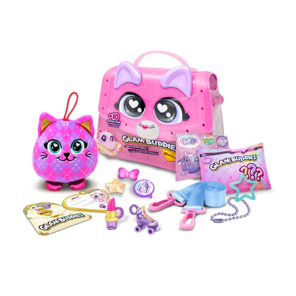 Jucarie de plus surpriza in gentuta, Glam Buddies, Kittens, 10