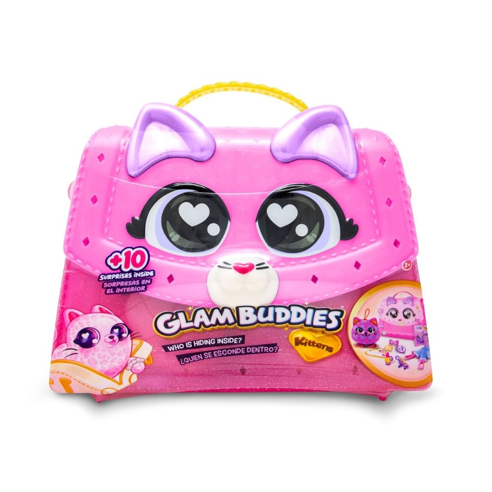 Jucarie de plus surpriza in gentuta, Glam Buddies, Kittens, 10 surprize