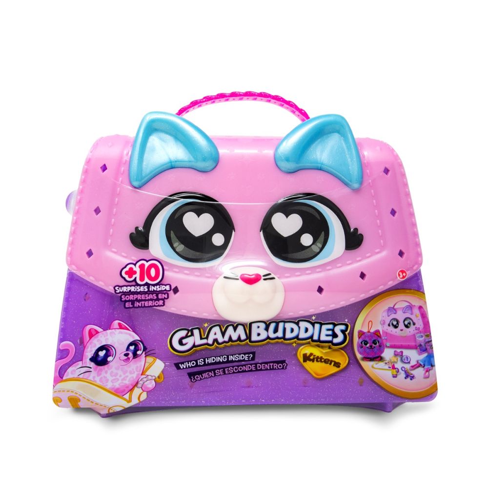 Jucarie de plus surpriza in gentuta, Glam Buddies, Kittens, 10
