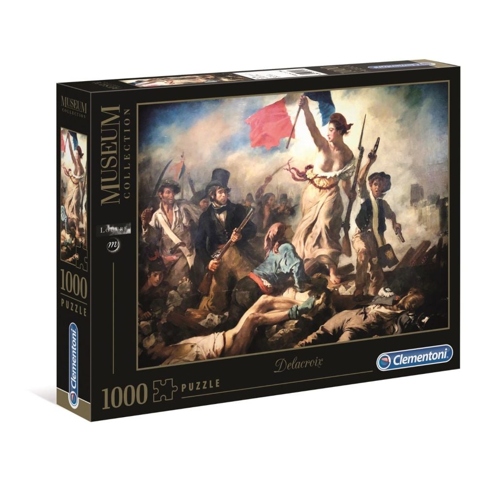 Puzzle Clementoni, Delacroix, Libertatea conducand poporul, 1000 piese