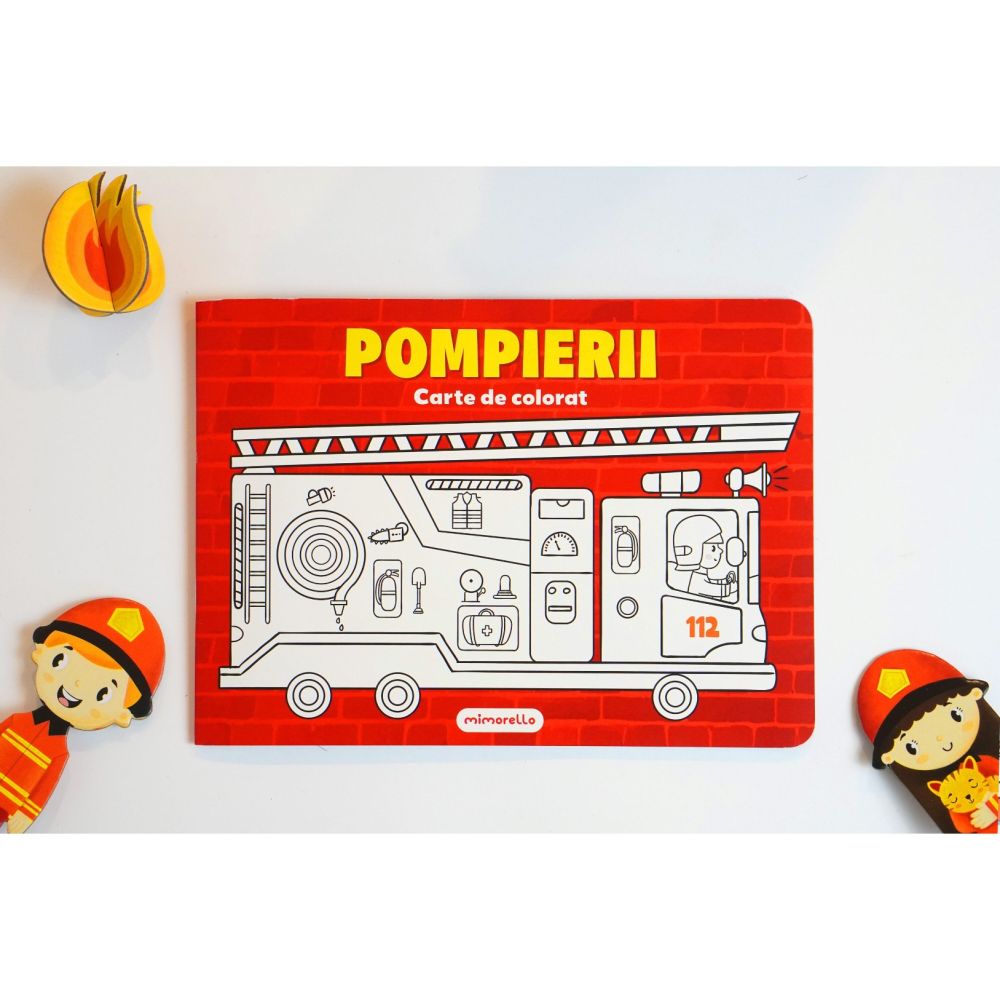 Puzzle educativ, Mimorello, Pompierii, 50 piese