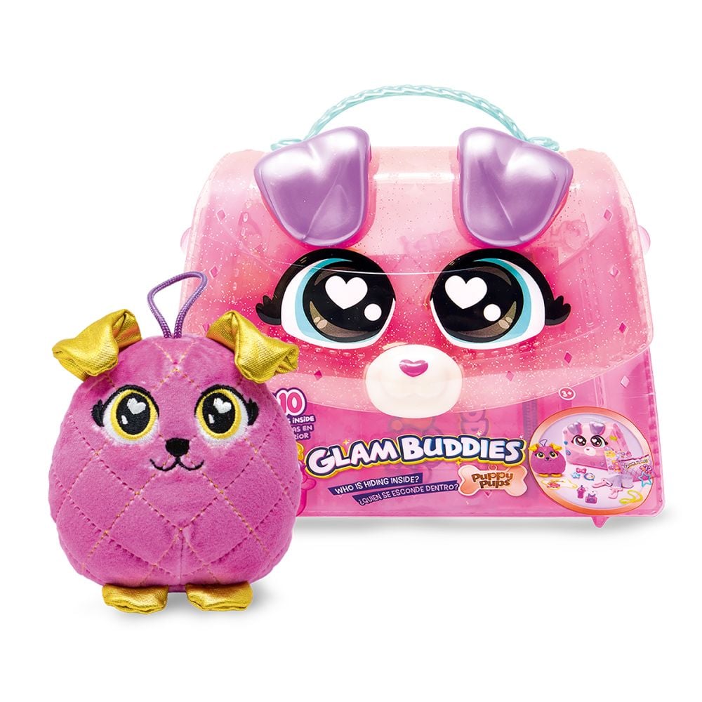 Jucarie de plus surpriza in gentuta, Glam Budies, Puppy Pups