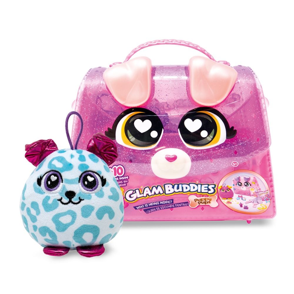 Jucarie de plus surpriza in gentuta, Glam Budies, Puppy Pups