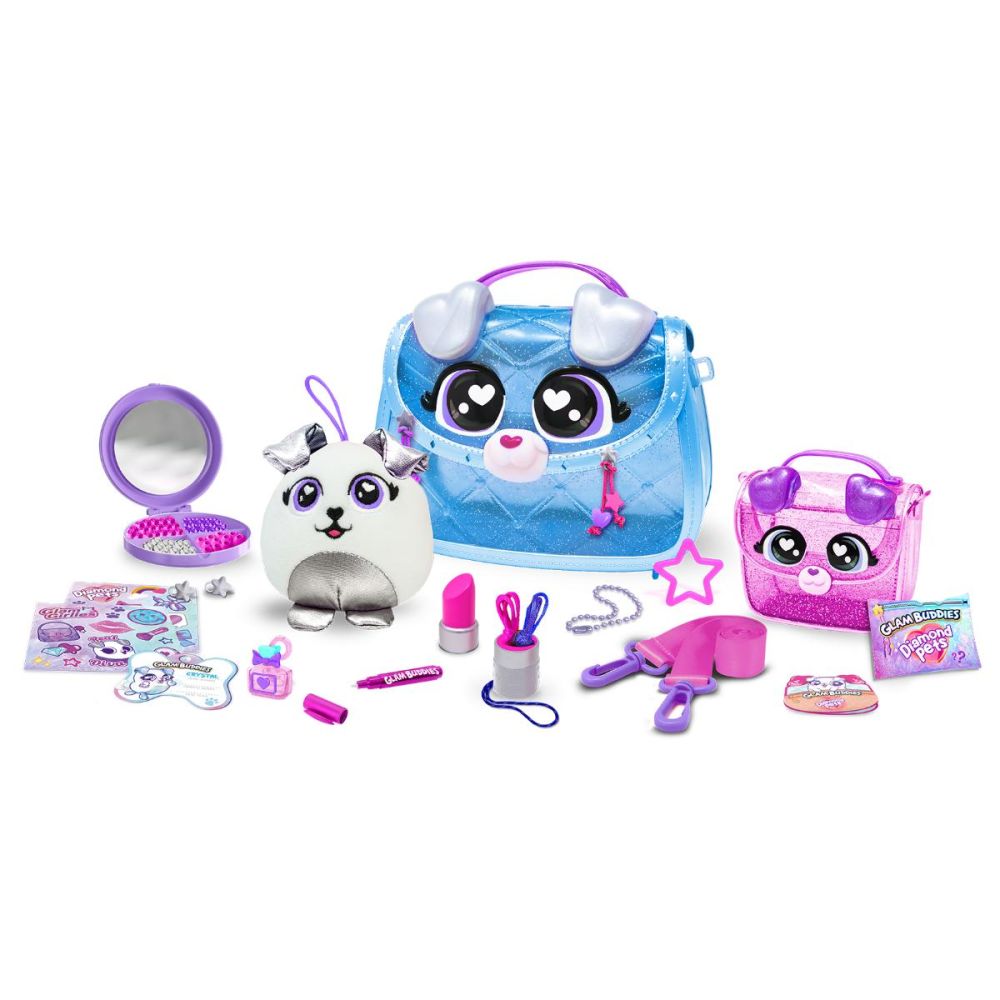 Jucarie de plus surpriza si 2 gentute, Glam Buddies, Diamond Pets