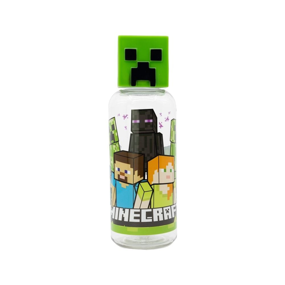 Sticla din plastic, Stor, Minecraft, 560 ml