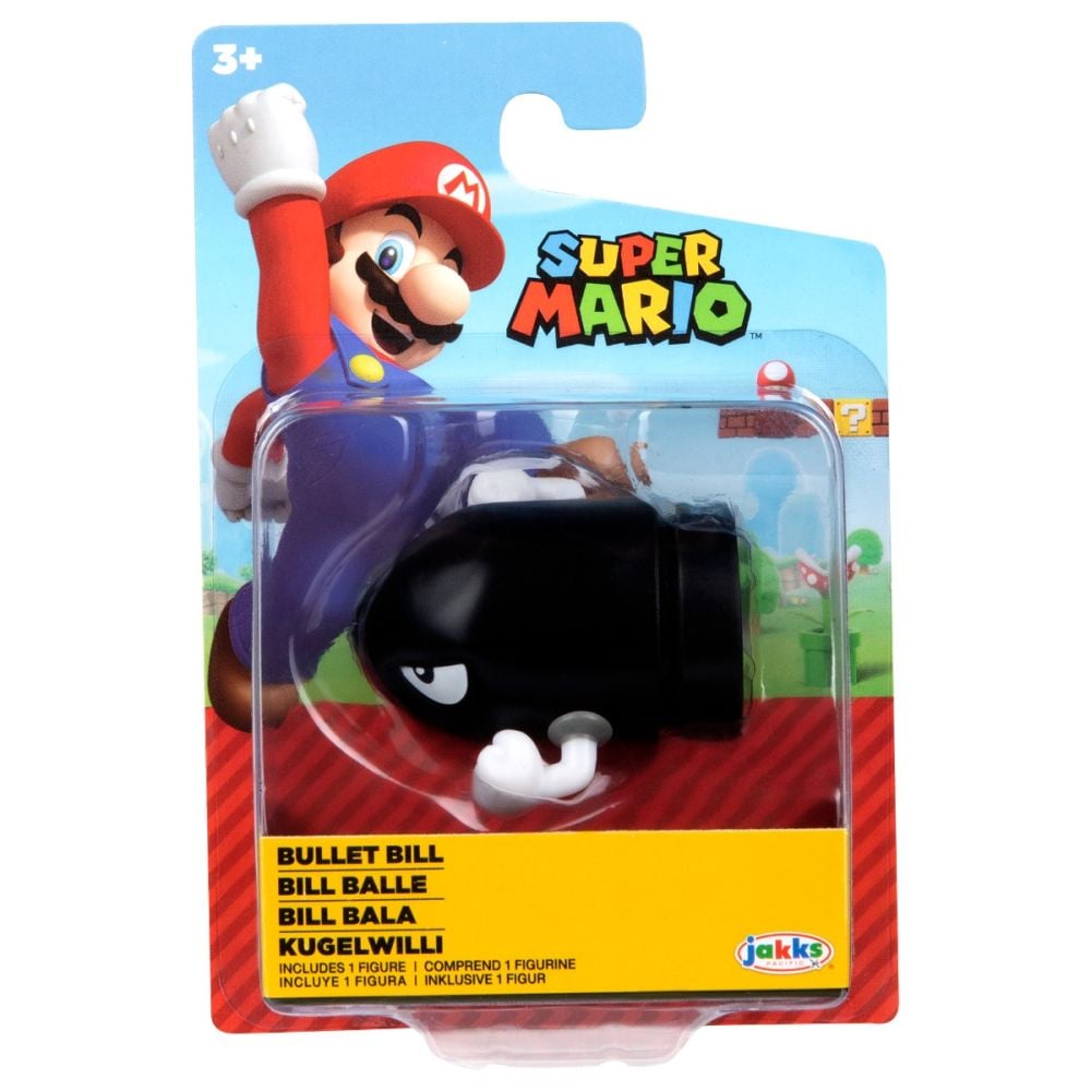 Figurina articulata, Super Mario, Bullet Bill, 6 cm | Noriel