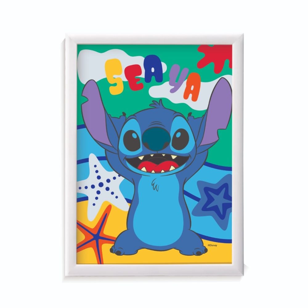 Set de pictura pe numere, Happi Hobbi, Picteaza si inrameaza, Stitch
