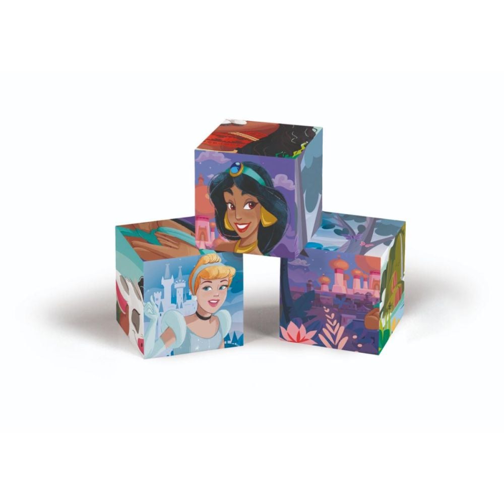 Puzzle Clementoni, Disney Princess, 12 cuburi
