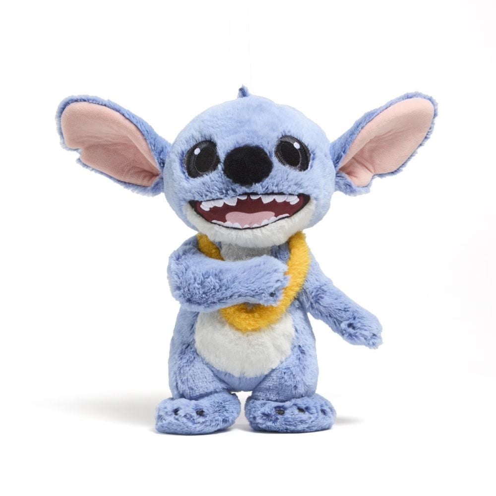 Jucarie de plus, Disney Stitch cu colier, 25 cm