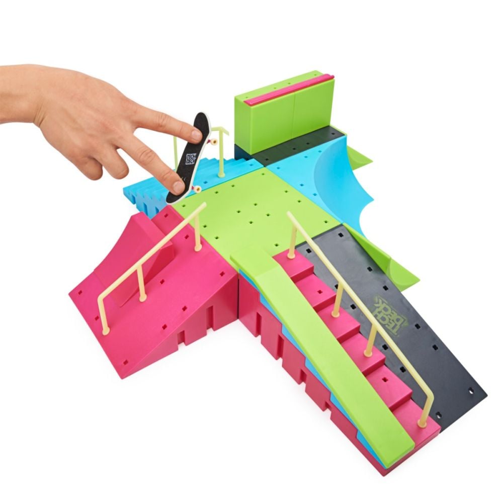 Set mini rampe, Tech Deck, Neon Mega Park X-Connect, 6063752