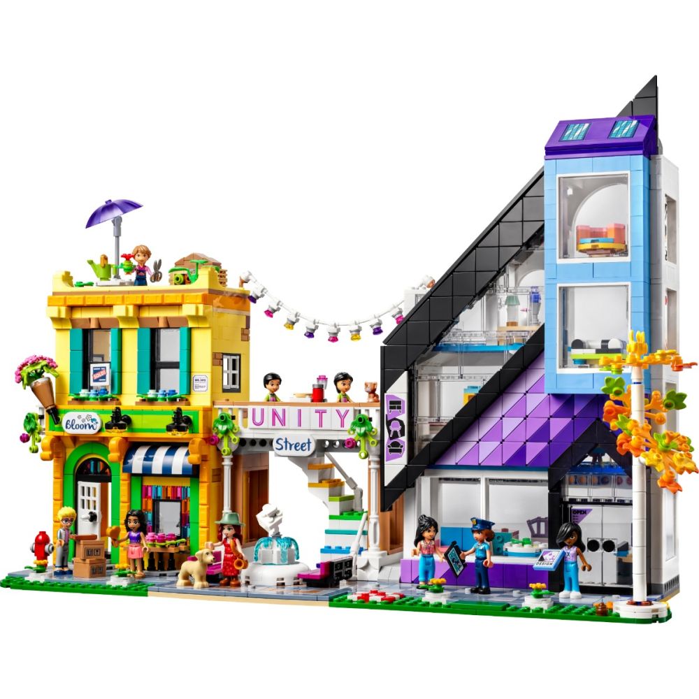 LEGO® Friends - Florarie si magazin de design in centrul orasului (41732)