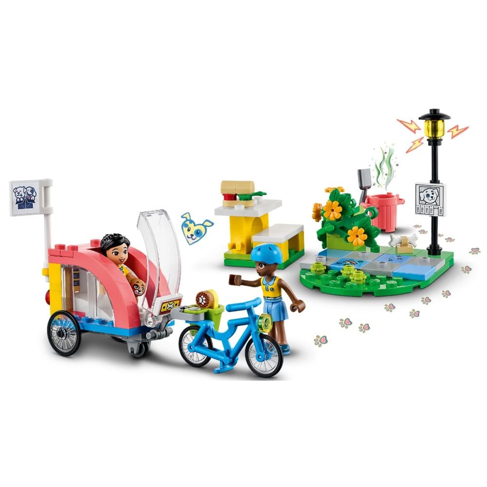 LEGO® Friends - Bicicleta pentru salvarea cainilor (41738)