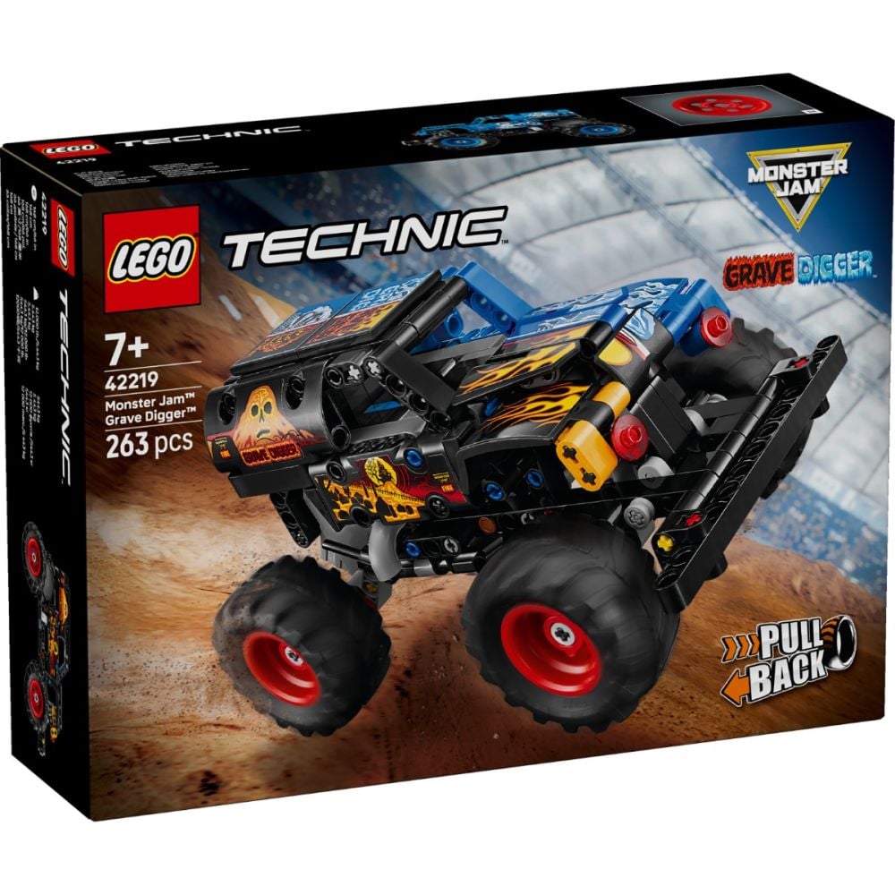 LEGO® Technic - Monster Jam Grave Digger Foc si gheata (42219