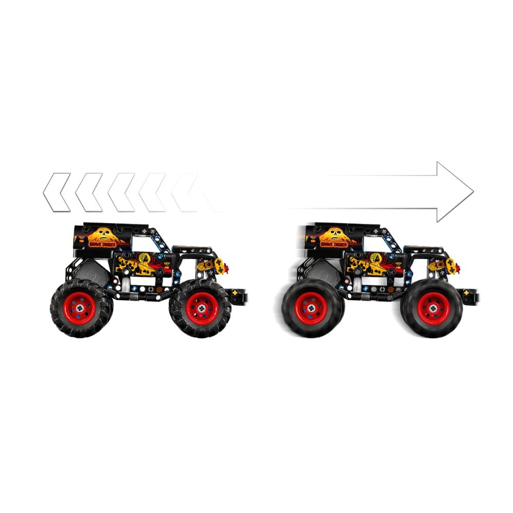 LEGO® Technic - Monster Jam Grave Digger Foc si gheata (42219)