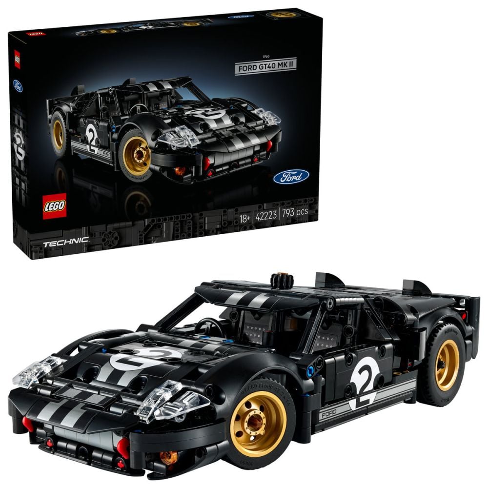 LEGO® Technic - Masina de curse 1966 Ford GT40 MKII (42223)