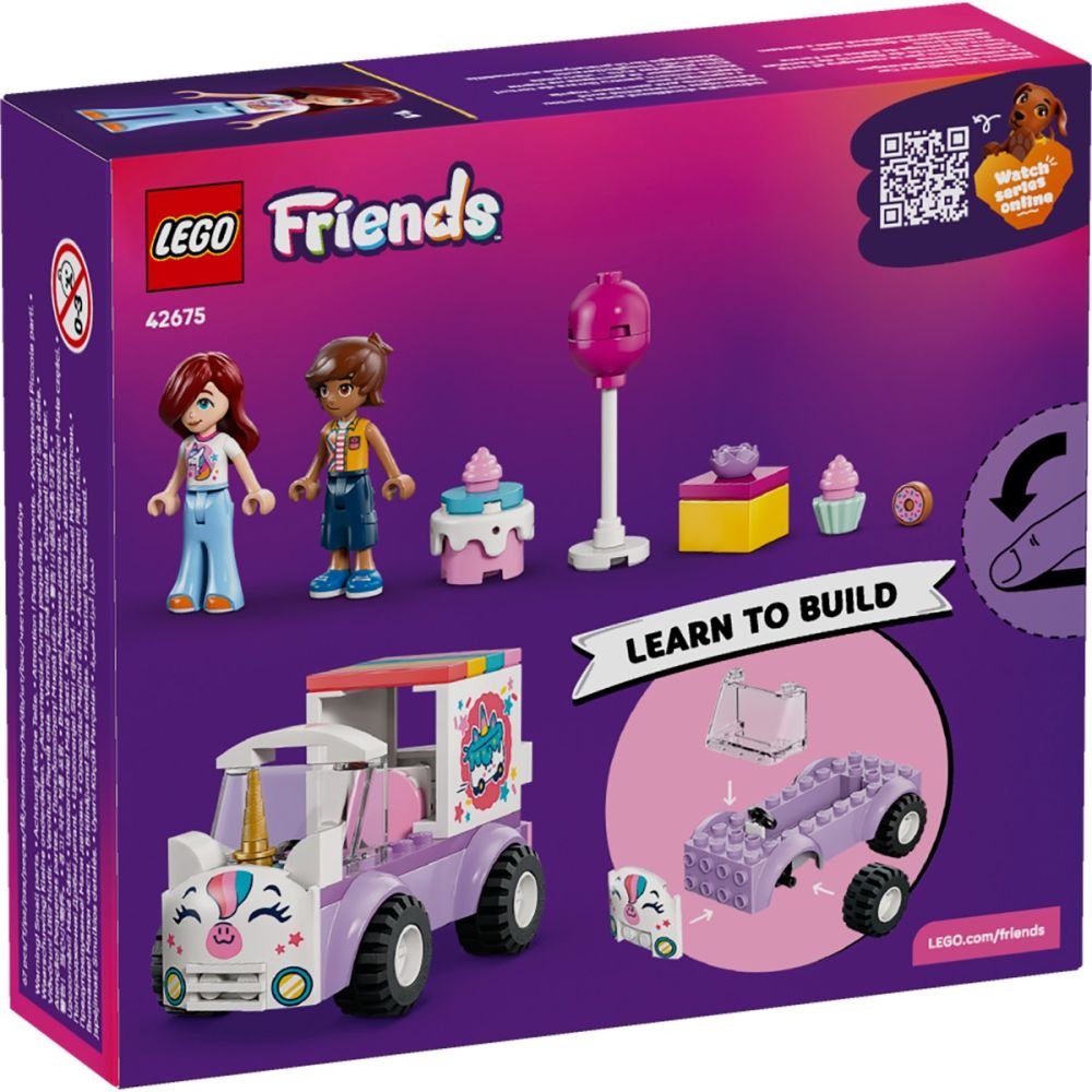 LEGO® Friends - Masina-unicorn pentru livrare de torturi (42675)