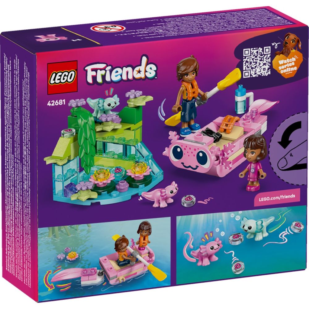 LEGO® Friends - Barca-axolotl pentru aventuri (42681) | Noriel