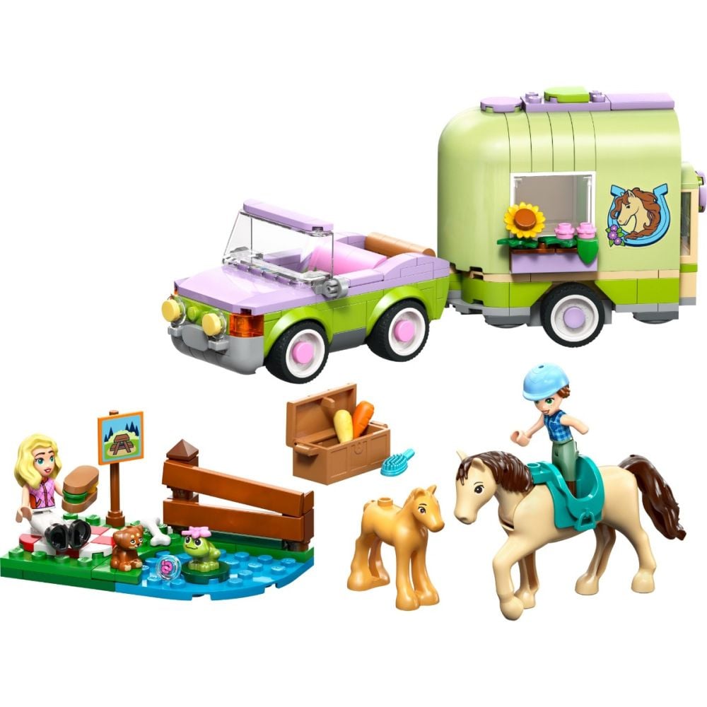 LEGO® Friends - Remorca pentru cal si manz (42695)