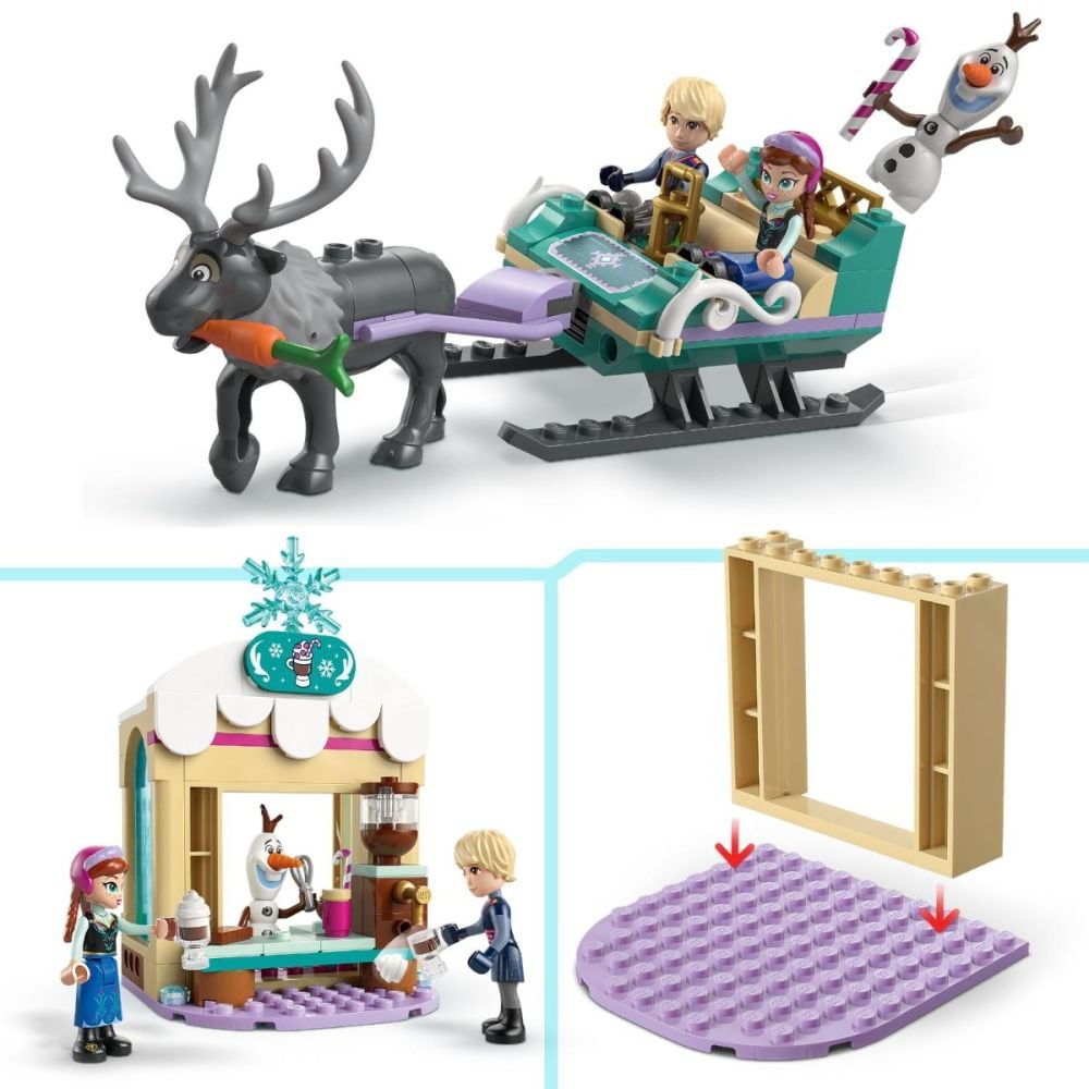 LEGO® Disney Princess - Aventura pe sanie a Annei (43256)