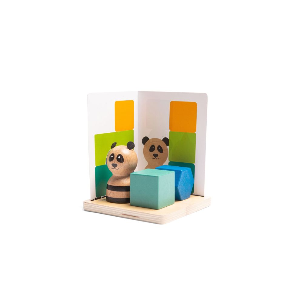 Joc de logica Panda puzzle, BS Toys
