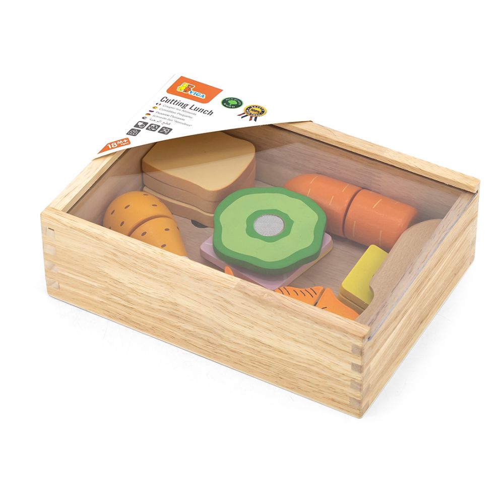 Set pranz de feliat din lemn, Viga
