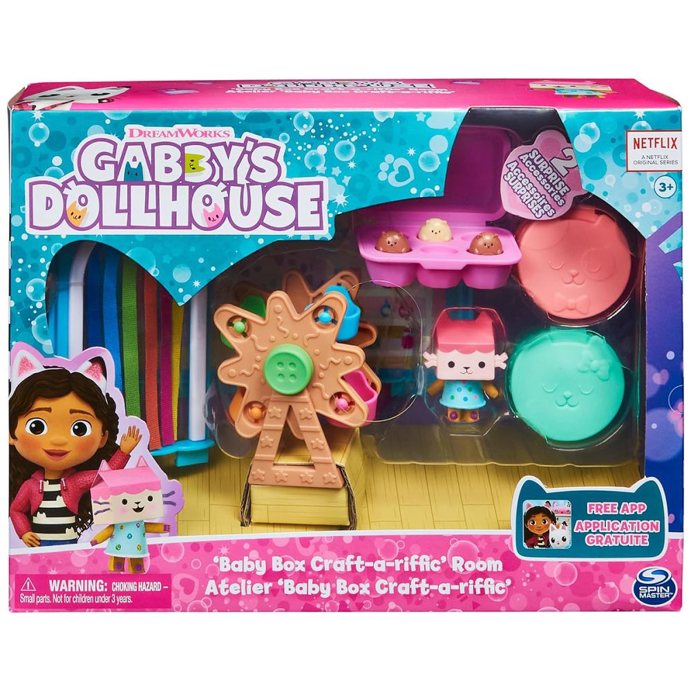 Set de joaca Gabbys Dollhouse, Camera deluxe a lui Baby Box, 20145702