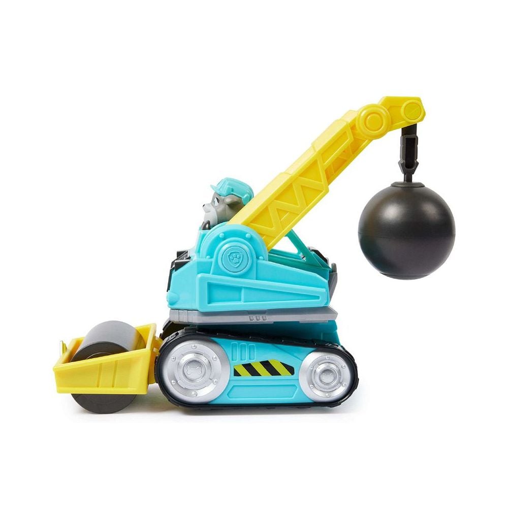 Set vehicul de constructie si figurina, Rubble & Crew, Motor, 20150802