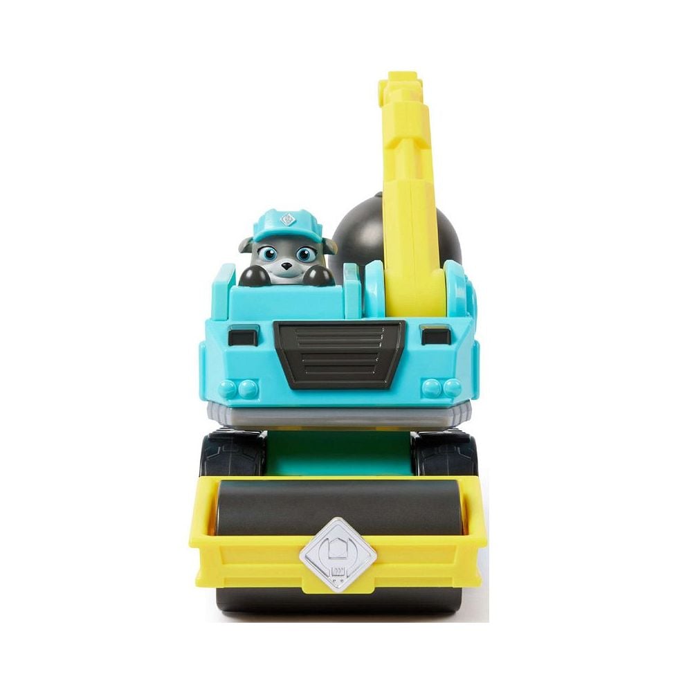 Set vehicul de constructie si figurina, Rubble & Crew, Motor, 20150802