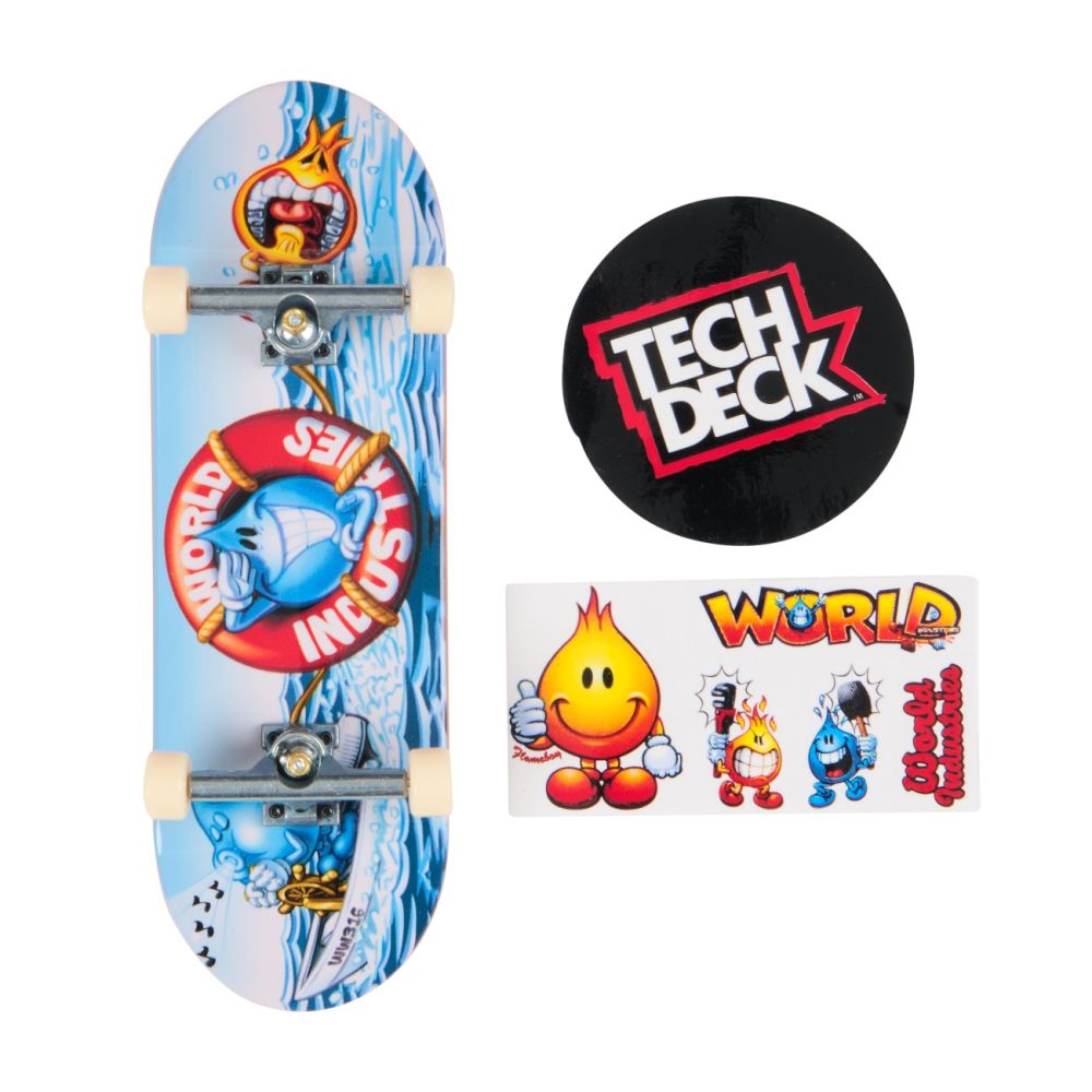 Mini placa skateboard Tech Deck, World Industries, 20157047