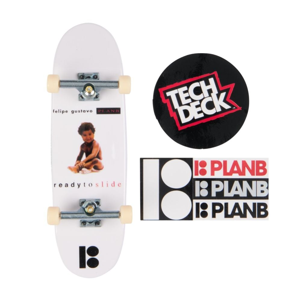 Mini placa skateboard Tech Deck, Plan B Felipe Gustavo, 20157053