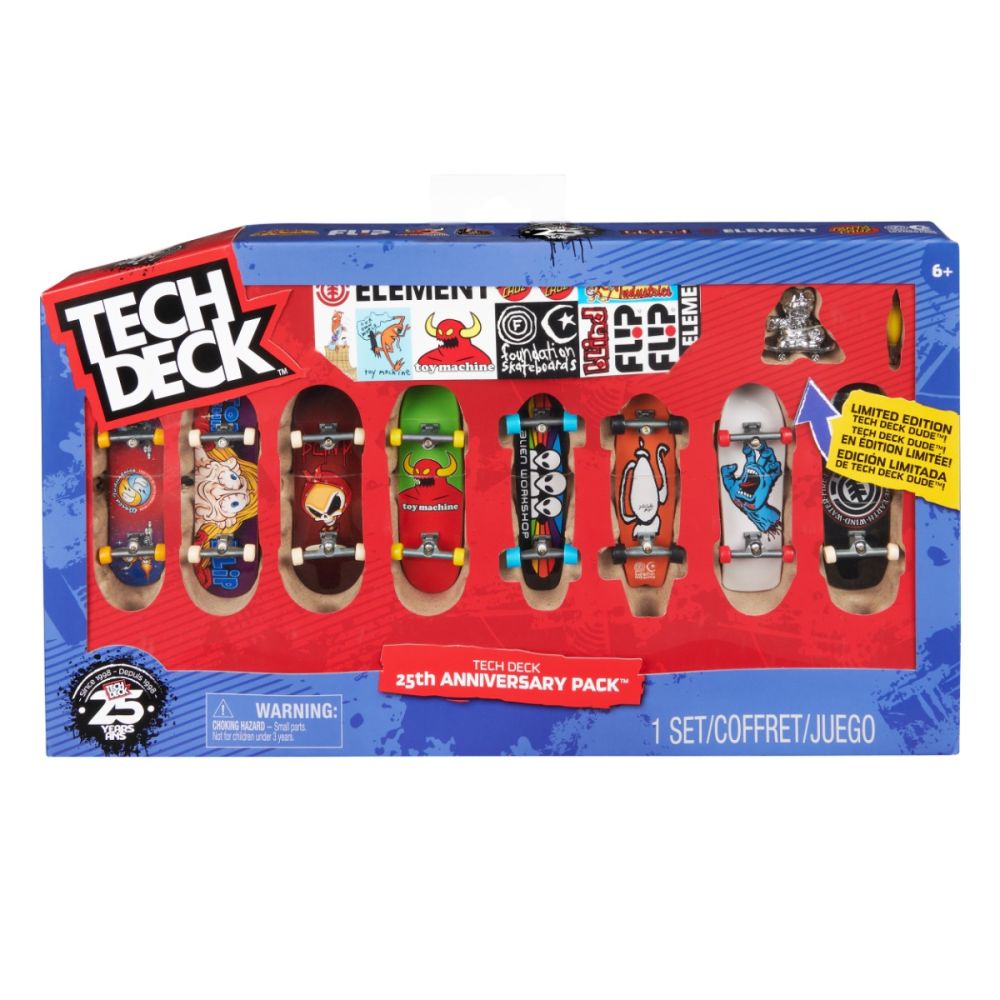 Set 8 mini placi skateboard Tech Deck 25th Anniversary 20143345 Noriel
