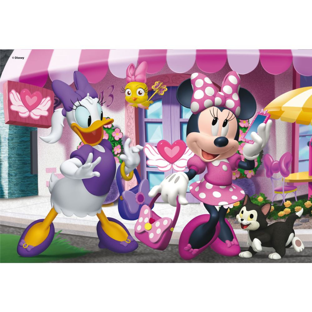 Puzzle 2 In 1 Lisciani, Minnie Mouse, Plus, 108 piese