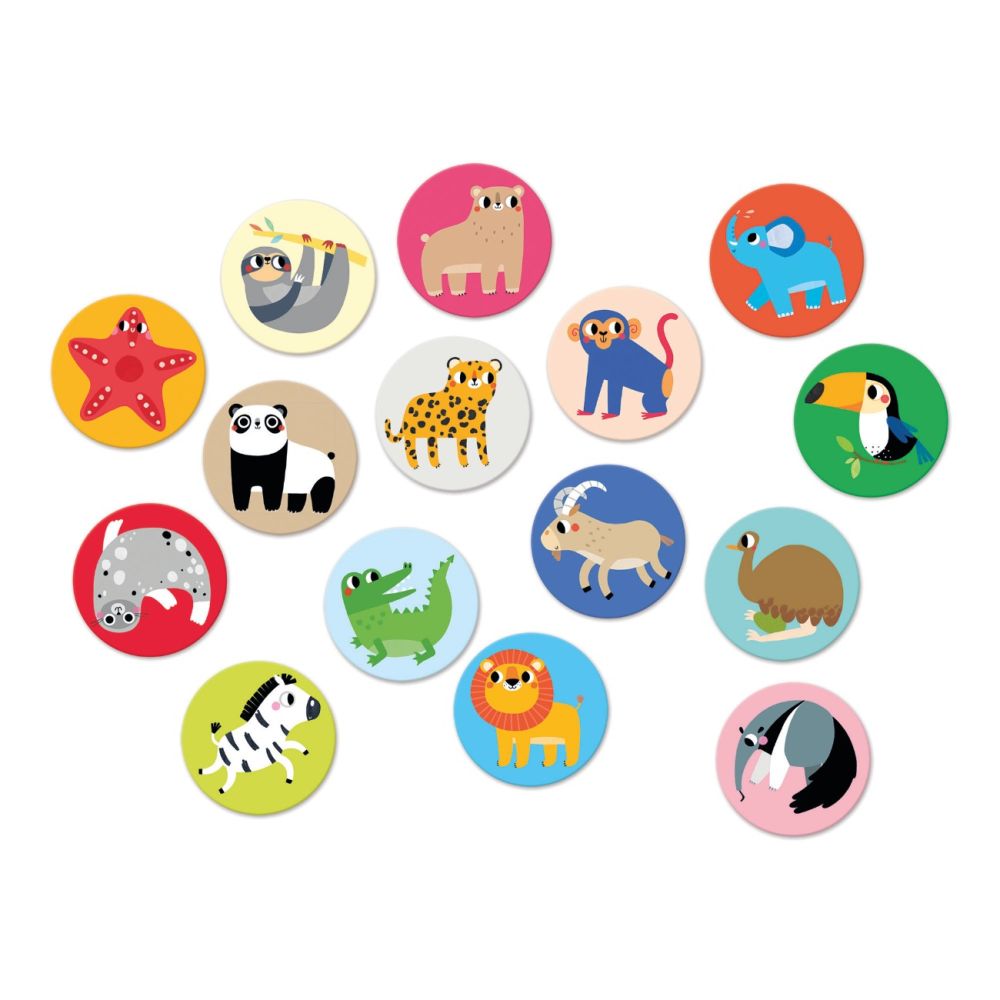 Joc de memorie, Banana Panda, Animale salbatice, 30 piese