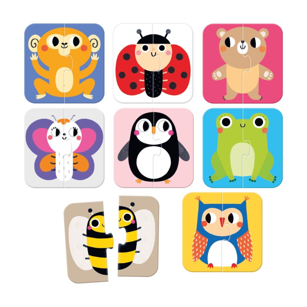 Primul meu puzzle, Banana Panda, On-The-Go, Animale, 16 piese