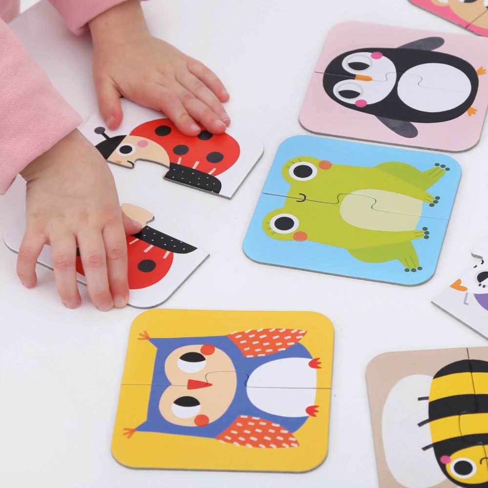 Primul meu puzzle, Banana Panda, On-The-Go, Animale, 16 piese