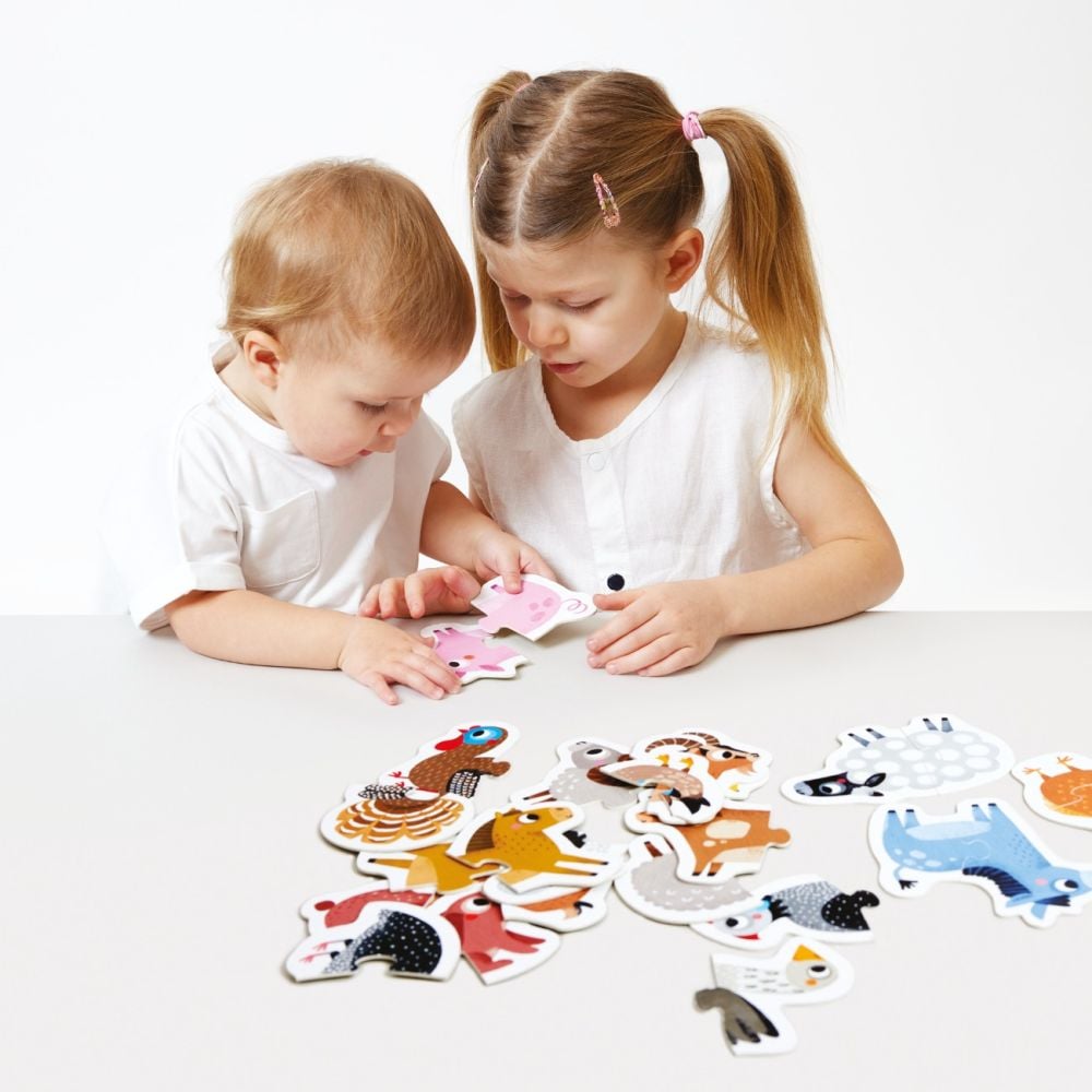Puzzle progresiv, Banana Panda, Animale de la ferma, 30 piese