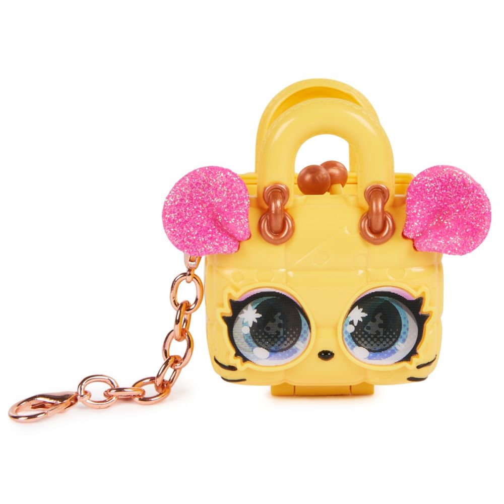 Mini figurina breloc cu oglinda, Purse Pets, Animalut, 20141260