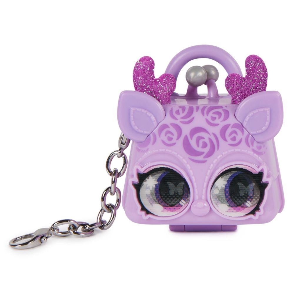 Mini figurina breloc cu oglinda, Purse Pets, Animalut, 20141260