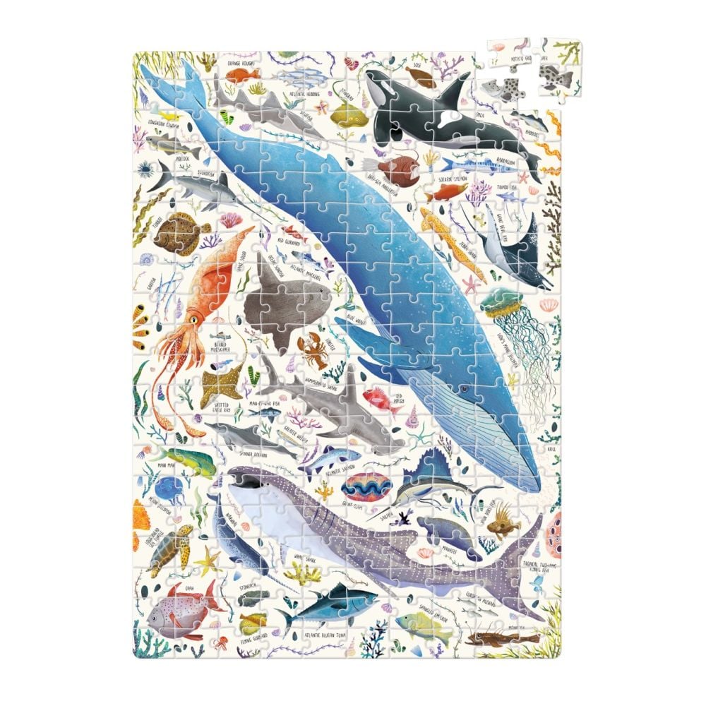 Puzzle, Banana Panda, Animale din ocean, 200 piese