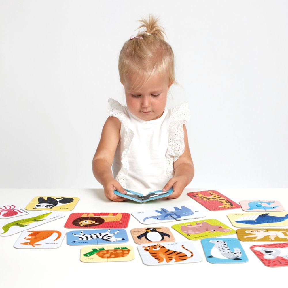 Puzzle educativ, Banana Panda, Animale Salbatice, 36 piese