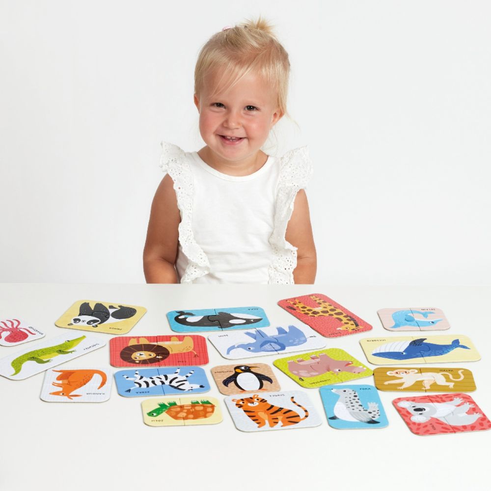 Puzzle educativ, Banana Panda, Animale Salbatice, 36 piese