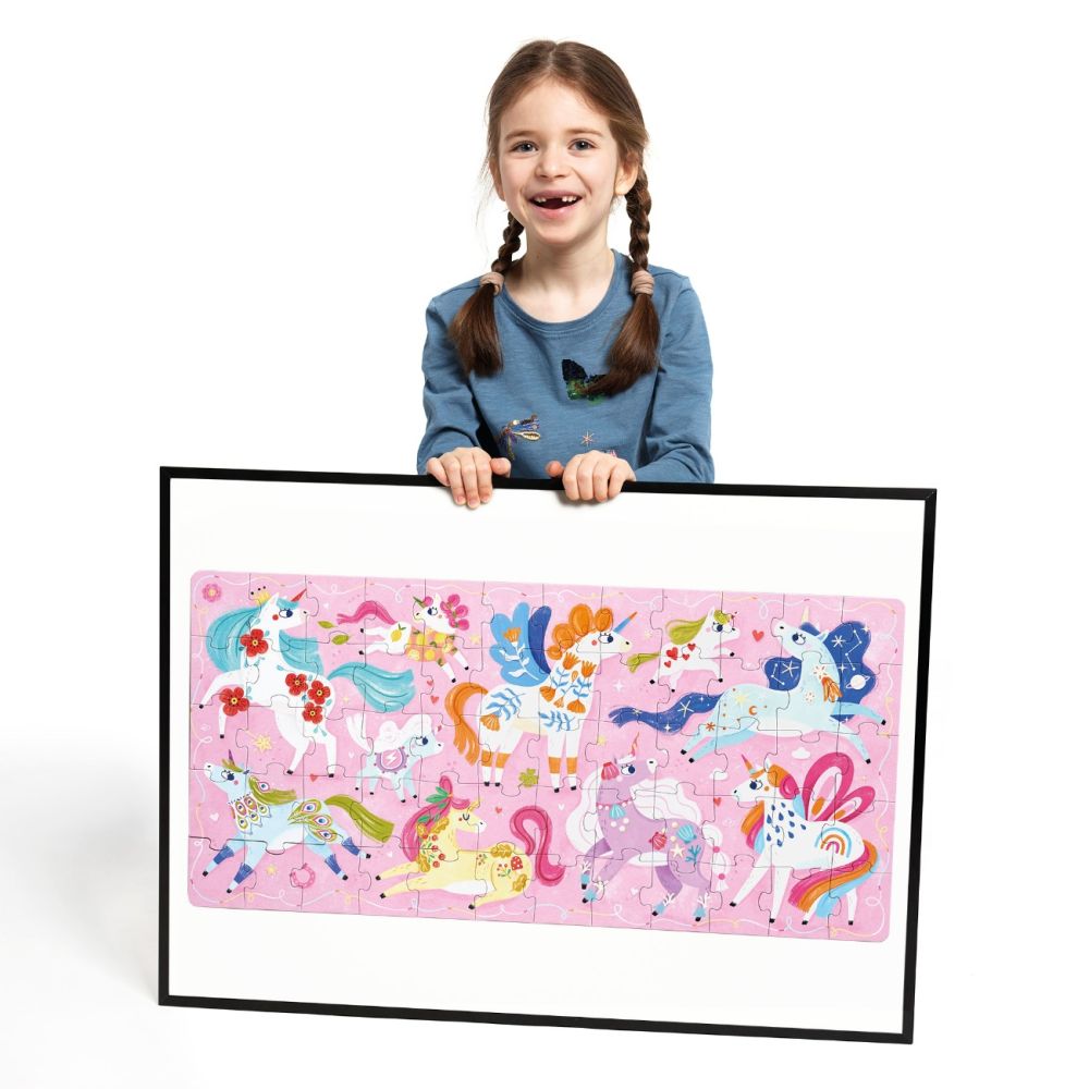 Puzzle Banana Panda, I love Unicorns, 60 piese