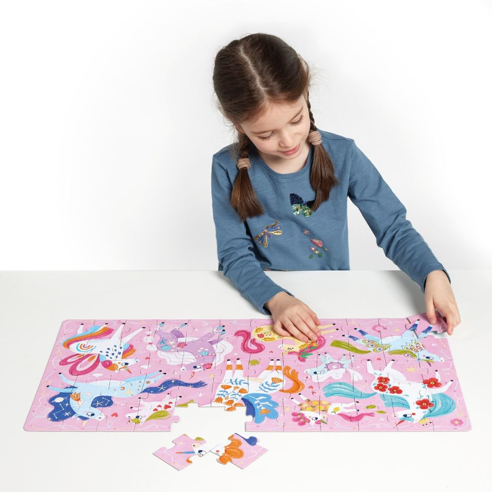Puzzle Banana Panda, I love Unicorns, 60 piese