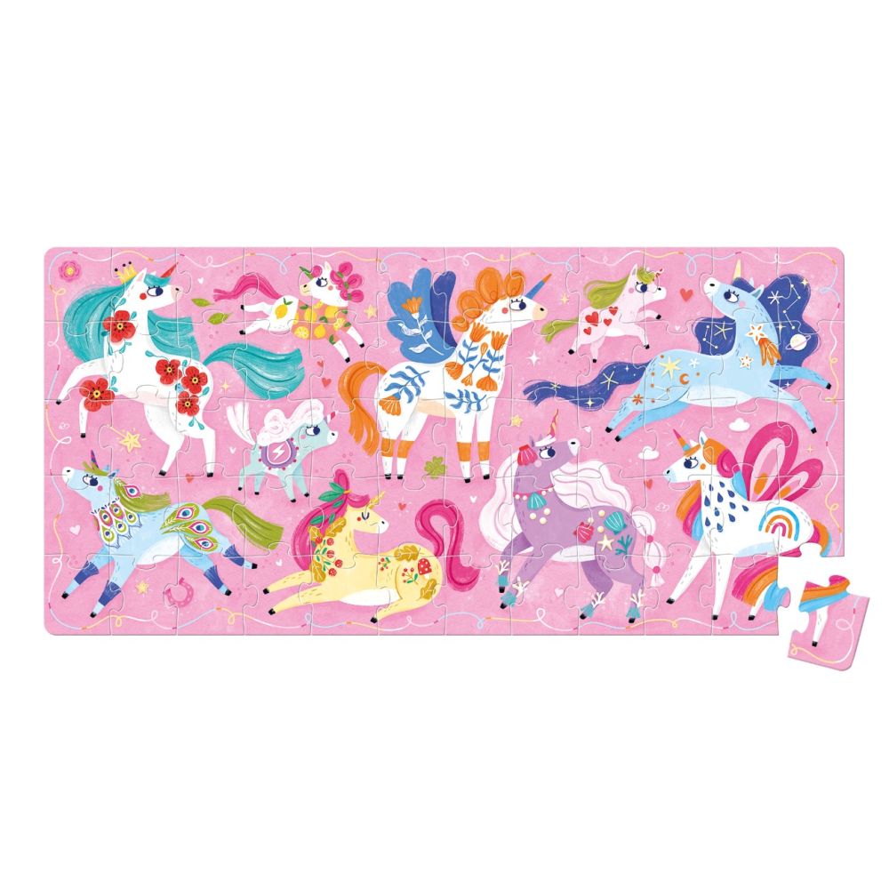 Puzzle Banana Panda, I love Unicorns, 60 piese